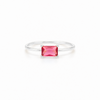 Anillo Vega Rosa Frambuesa plata 925