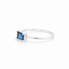 Anillo Vega Azul Profundo plata 925