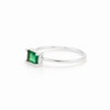 Anillo Vega Verde Bosque plata 925