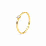 Anillo Elia baño en oro de 18kt