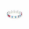 Anillo Prism Color plata 925