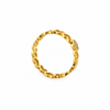 Anillo Corazones Spark baño en oro de 18kt