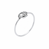 Anillo Shell Kiss Atelier plata