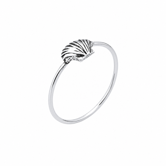 Anillo Shell Kiss Atelier plata