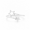 Anillo Estrellas Twin plata 925