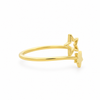 Anillo Estrellas Twin baño en oro de 18kt