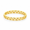 Anillo Trenza Weave baño en oro de 18kt