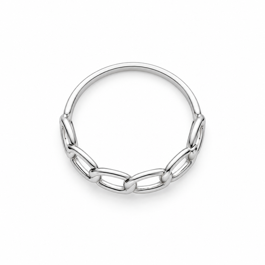 Anillo Eslabones Link plata 925