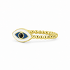 Anillo Turco Iris baño en oro de 18kt