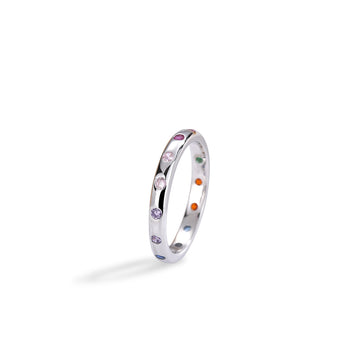 Anillo Colors Orbit plata