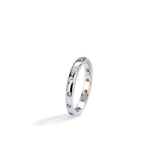 Anillo Colors Orbit plata