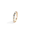 Anillo Colors Orbit plata baño en oro de 18kt