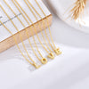 Collar My Letter baño en oro de 18kt