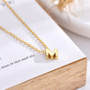 Collar My Letter baño en oro de 18kt