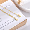 Collar My Letter baño en oro de 18kt