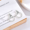 Pendientes de aro Circle Shine plata
