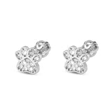 Pendientes Paw Spark plata