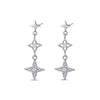 Pendientes Stardust Drops plata