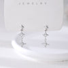 Pendientes Stardust Drops plata