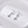 Pendientes Stardust Drops plata