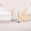 Pendientes Mystic Rainbow plata
