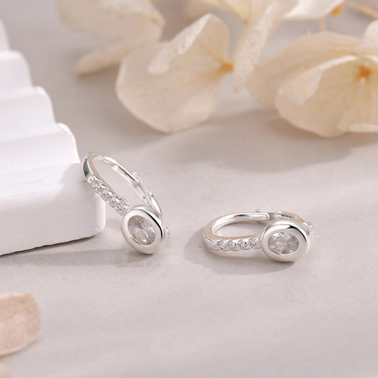 Pendientes Mini Glow plata