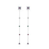 Pendientes largos Cosmic Drops plata