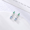 Pendientes Gem Drops plata