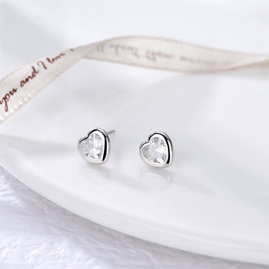 Pendientes Sweet Heart plata