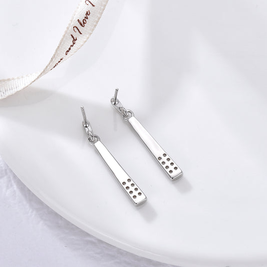 Pendientes Light Drop plata