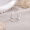 Pendientes Heart Glow plata