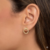 Pendientes Circle Light plata