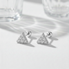 Pendientes Delta Mini plata