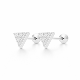 Pendientes Delta Mini plata