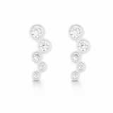 Pendientes Bubble Drop Mini plata