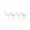 Pendientes Petal Spark Mini plata