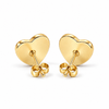 Arracades Cor de Ull Turc plata 925 banyat en or de 18kt