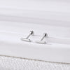 Arracades Barra Slim plata 925