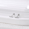 Pendientes Barra Twist plata 925