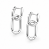 Pendientes Eslabón Bold plata 925