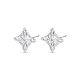 Pendientes Flor Bloom plata 925