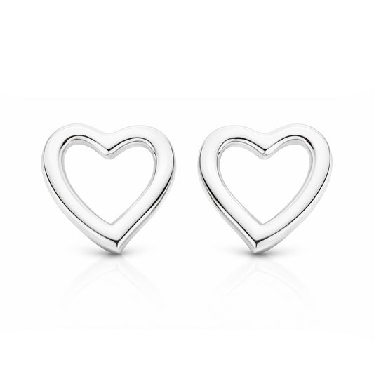 Pendientes Soft Heart Mini plata