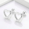 Pendientes Soft Heart Mini plata