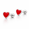 Pendientes Red Crush Mini plata