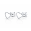 Pendientes Bubble Heart Mini plata