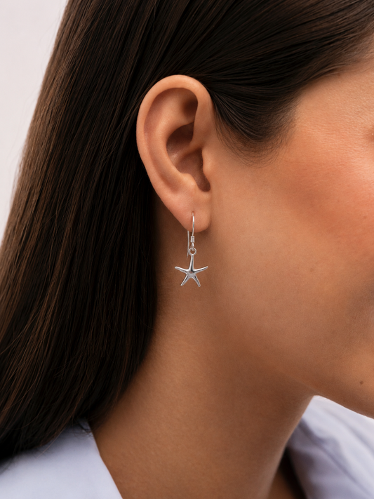 Pendientes Star Shore Atelier plata