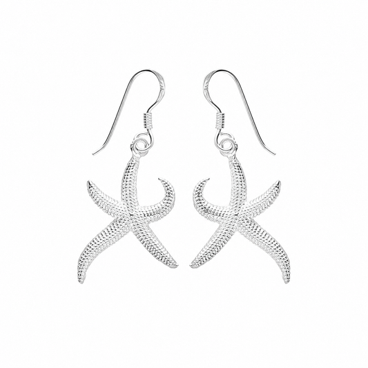 Pendientes Sea Star Atelier plata