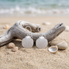 Pendientes Shell Whisper Atelier plata