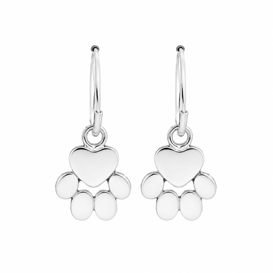 Pendientes Paw Charm Atelier plata