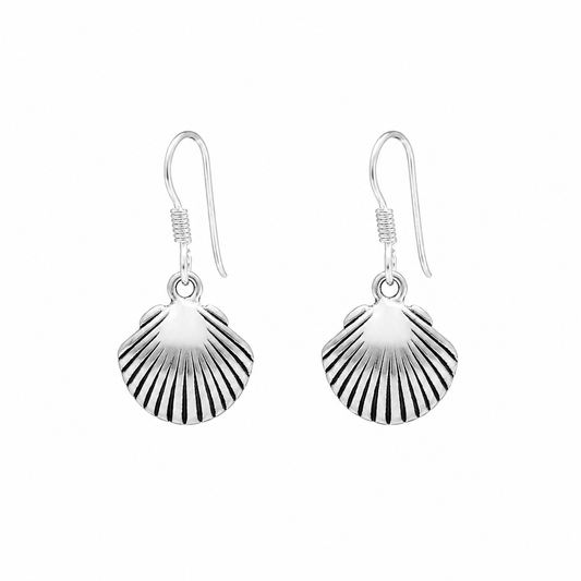 Pendientes Scallop Light Atelier plata